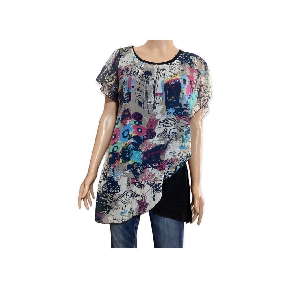 Vintage Arianna Tunic Top S